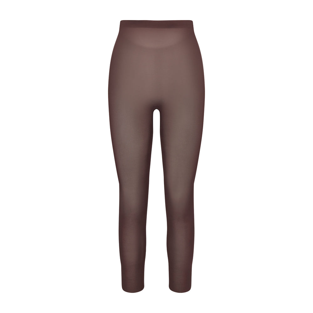 Leggings Skims SHEER SCULPT LOW BACK Chocolat | 536IDNMHQ