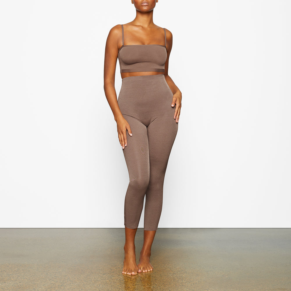 Leggings Skims SHEER SCULPT LOW BACK Marron | 831XRTDWH