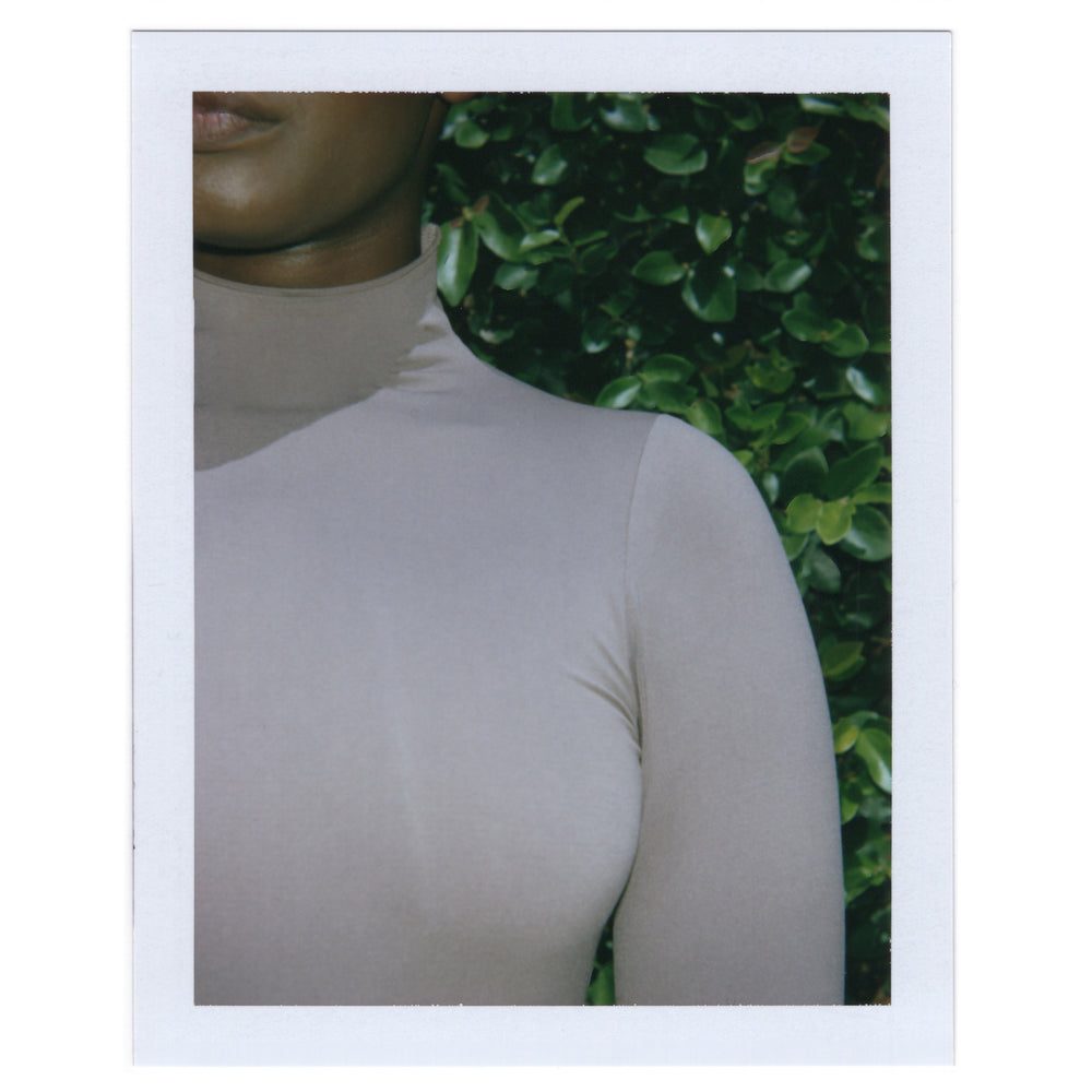 Long Sleeve Bodysuit Skims ESSENTIAL MOCK NECK Cafe | 036WRFCHS