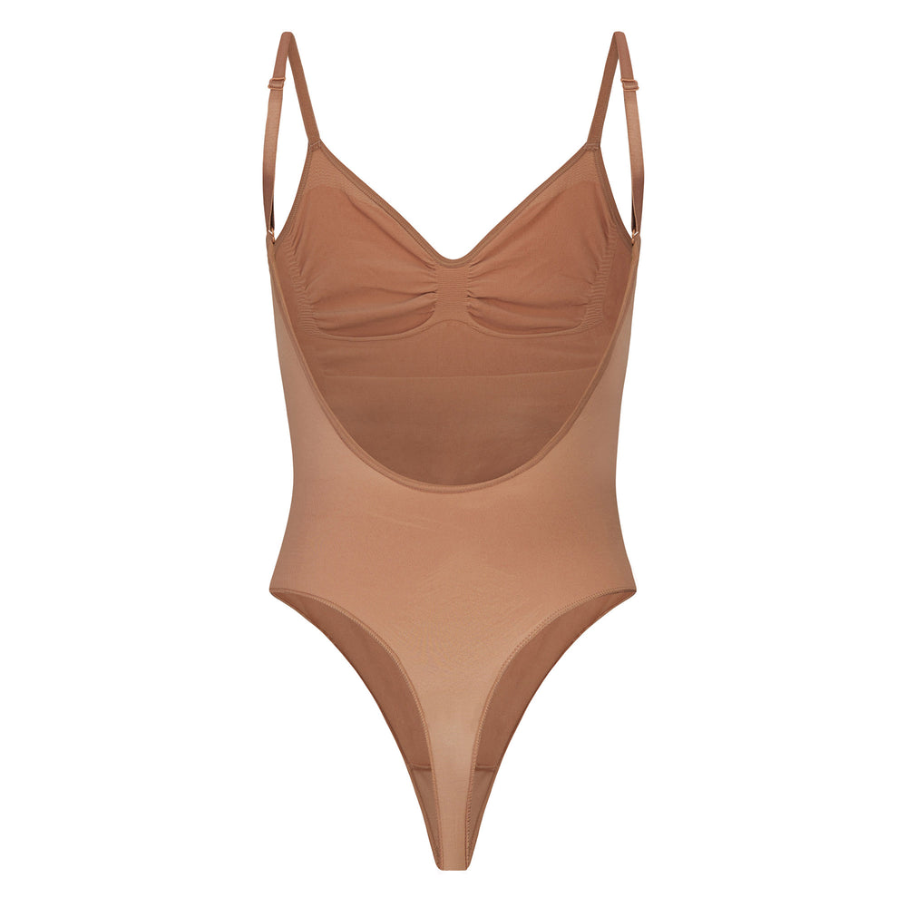 Low Back Bodysuit Skims SEAMLESS SCULPT BODYSUIT Abricot | 361DPFXTE