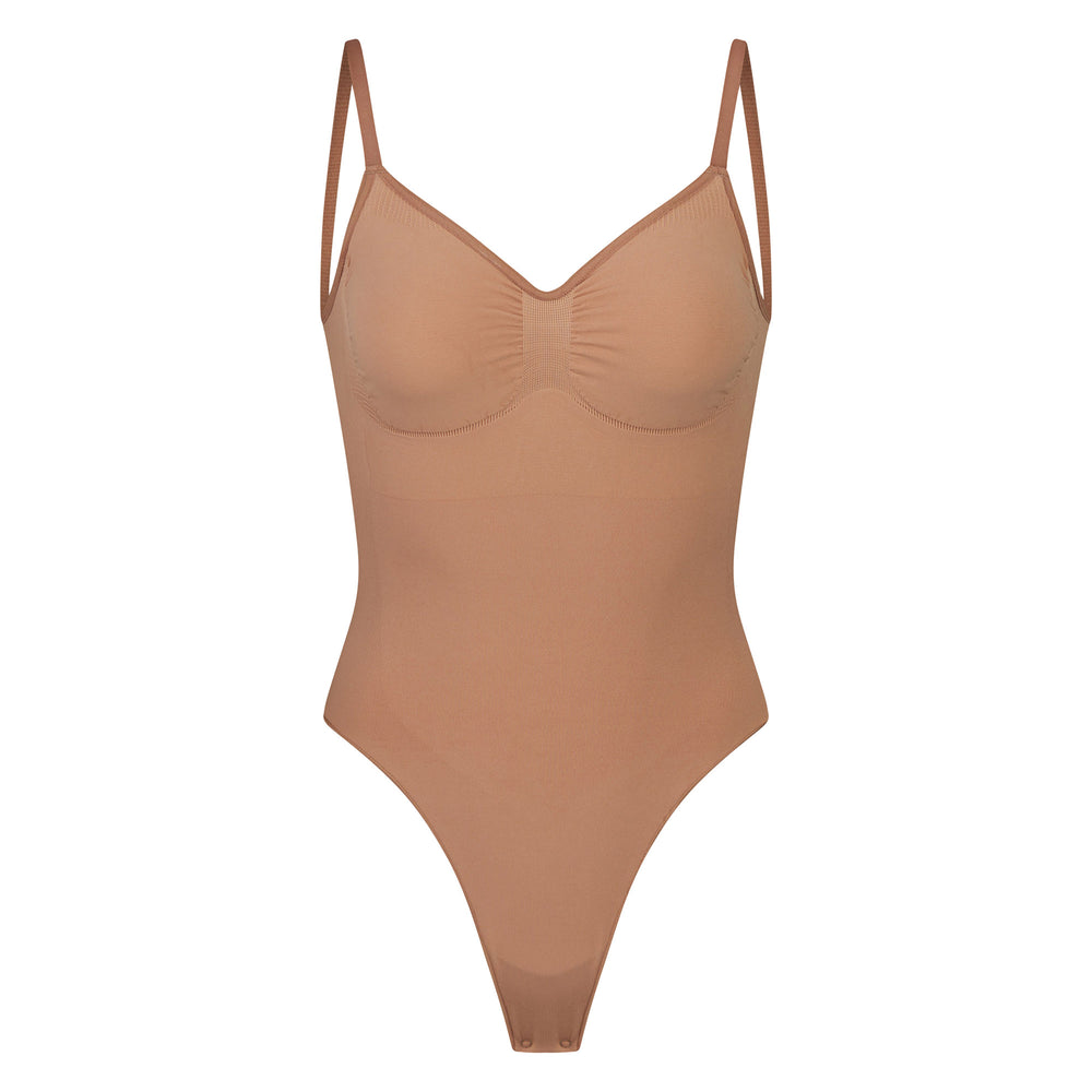 Low Back Bodysuit Skims SEAMLESS SCULPT BODYSUIT Abricot | 361DPFXTE