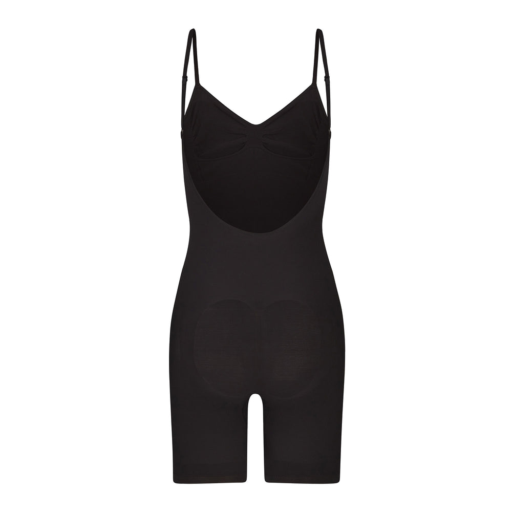 Low Back Bodysuit Skims SEAMLESS SCULPT MID THIGH Noir | 368GBWUKP