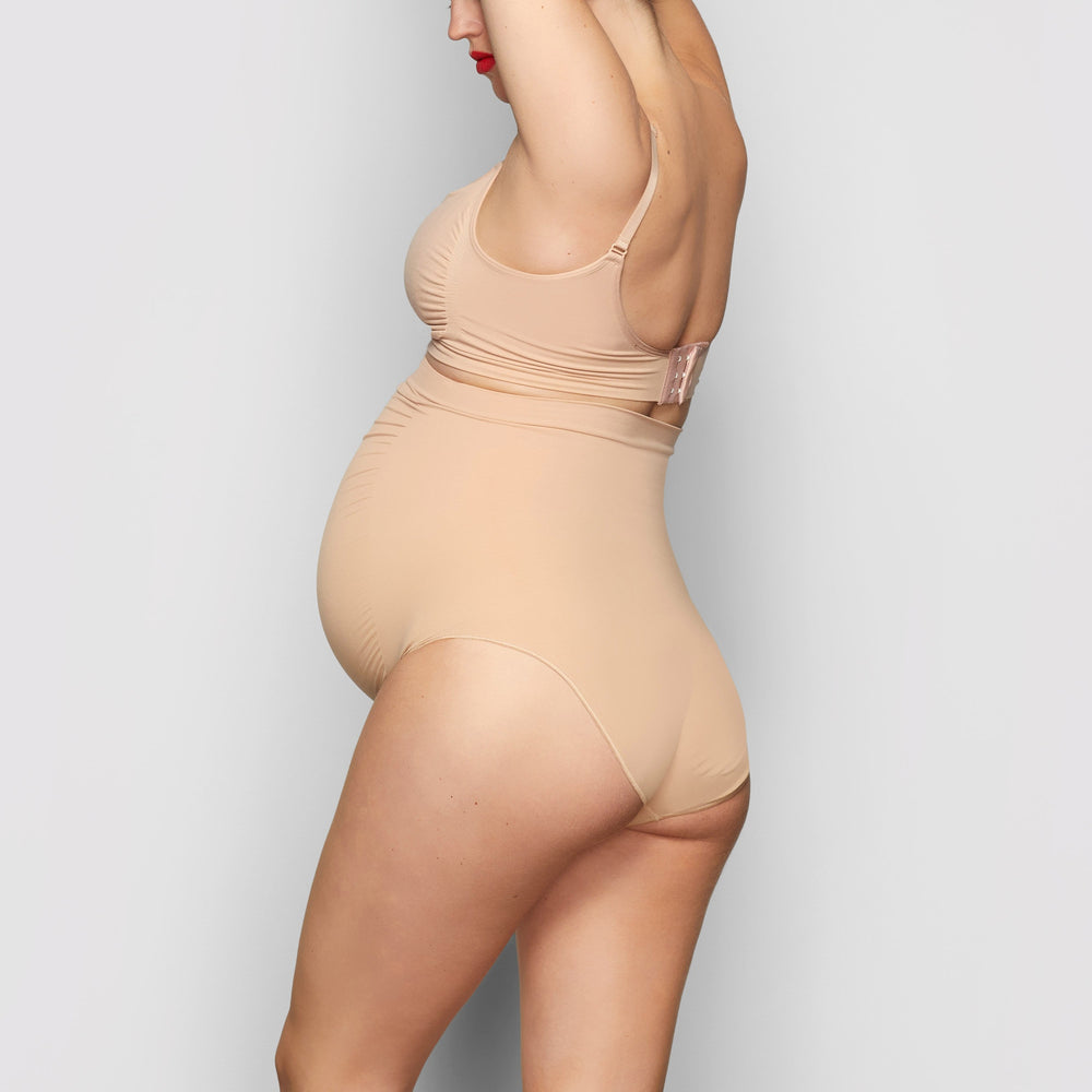 Maternity Shapewear Skims MATERNITY NURSING SCULPTING BRA Beige | 698DTLEXG