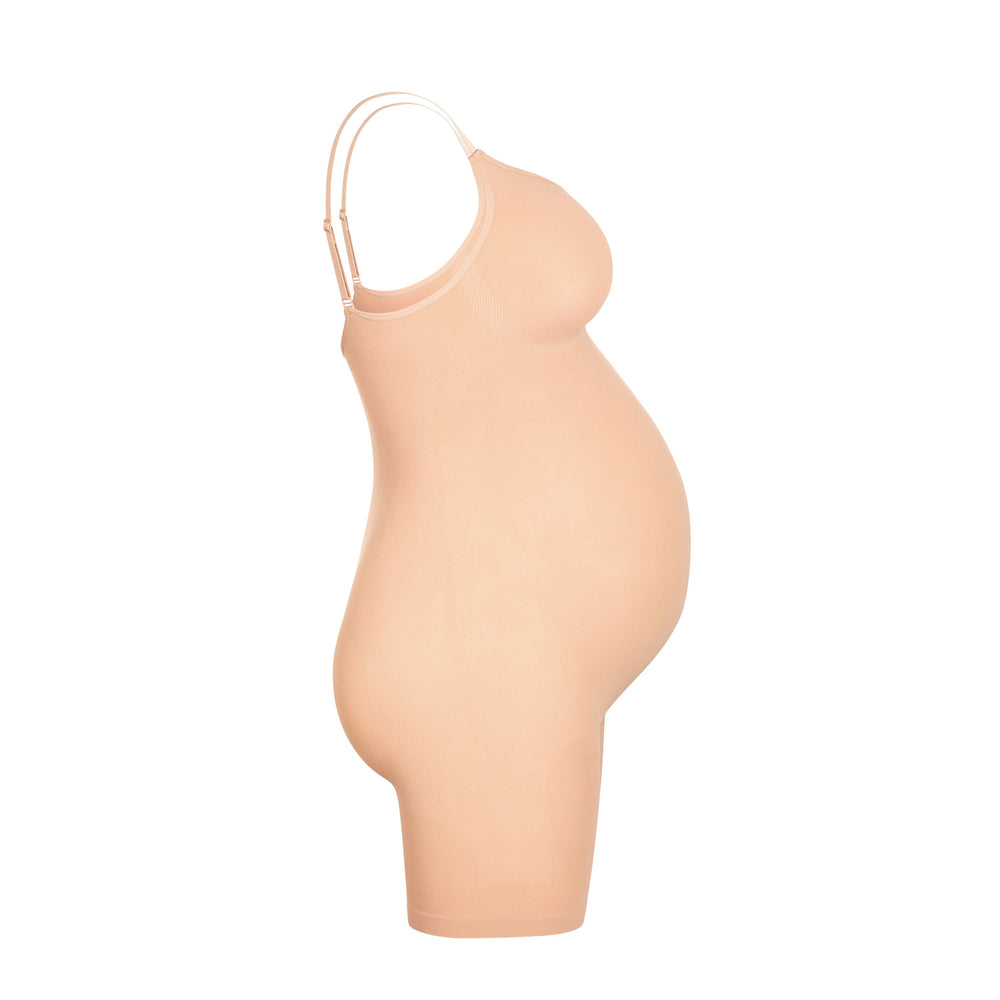 Maternity Shapewear Skims MATERNITY SCULPTING BODYSUIT MID THIGH Beige | 015FRKZTE