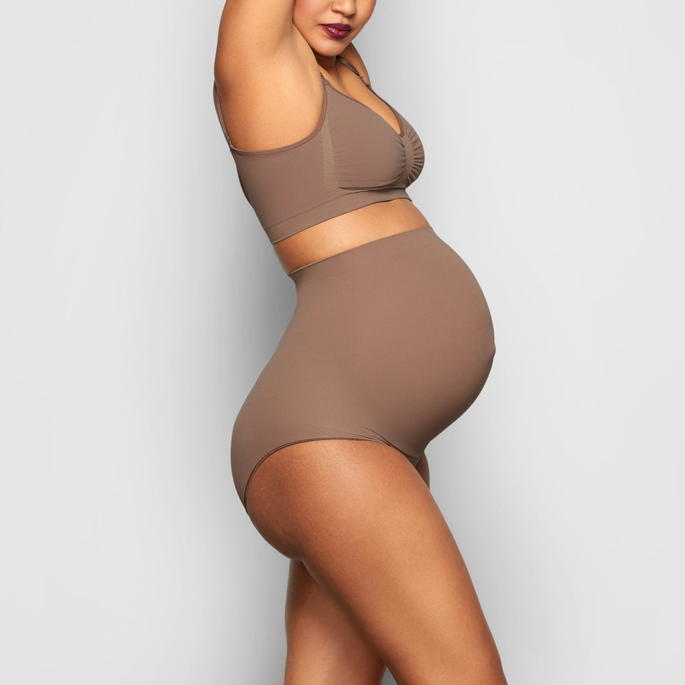 Maternity Shapewear Skims MATERNITY SCULPTING HIGH WAIST BRIEF Abricot | 168ZGCILE