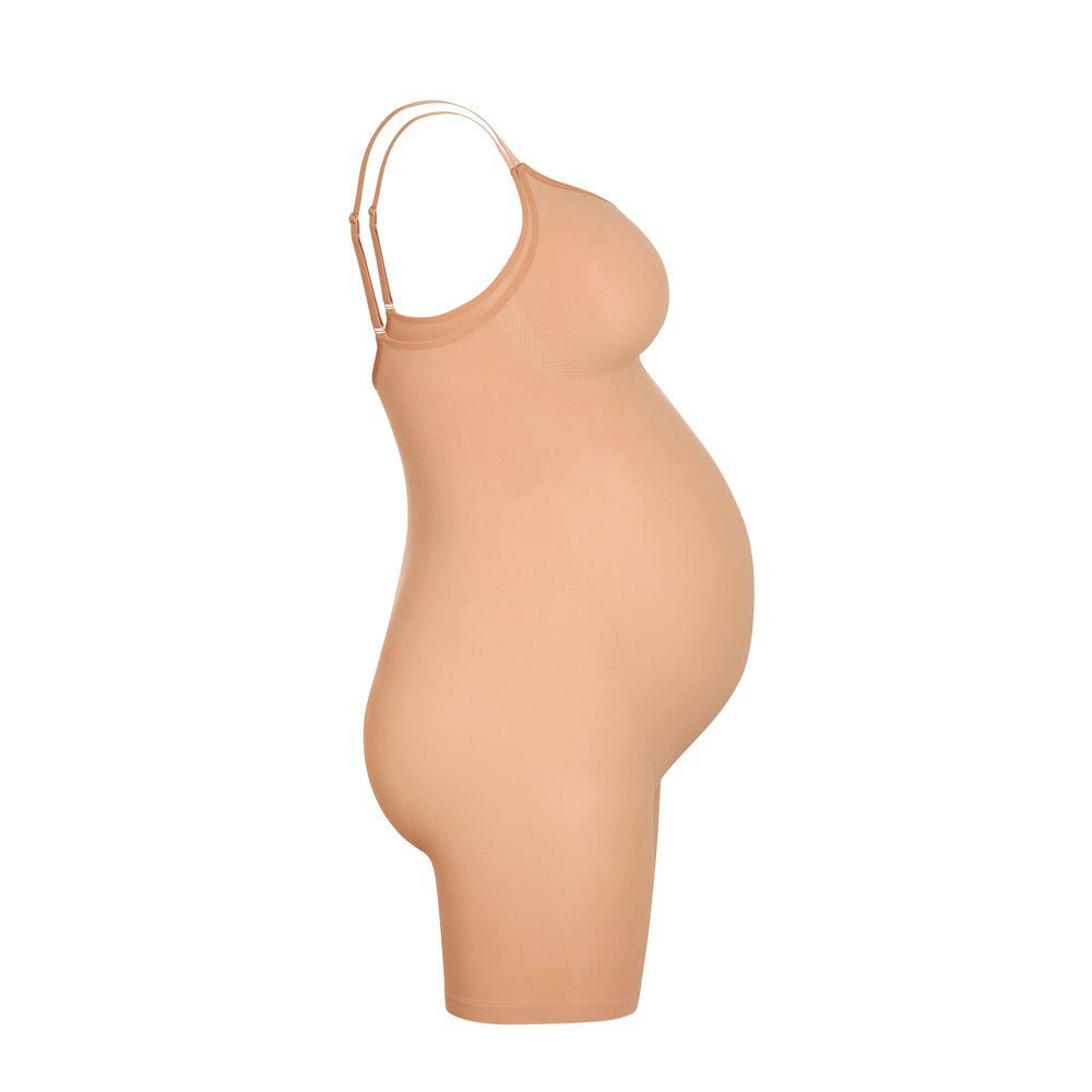 Maternity Shapewear Skims MATERNITY SCULPTING BODYSUIT MID THIGH Beige | 215XYNTEL