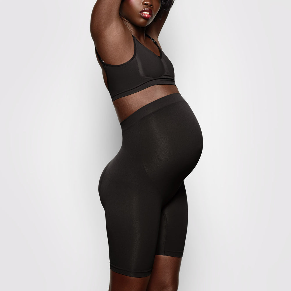 Maternity Shapewear Skims MATERNITY SCULPTING SHORT MID THIGH Noir | 321KQXTUR