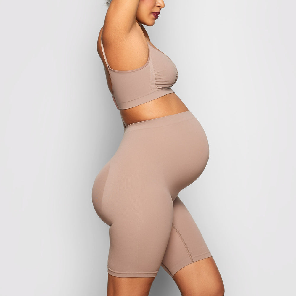 Maternity Shapewear Skims MATERNITY SCULPTING SHORT MID THIGH Marron | 487UYQMIC