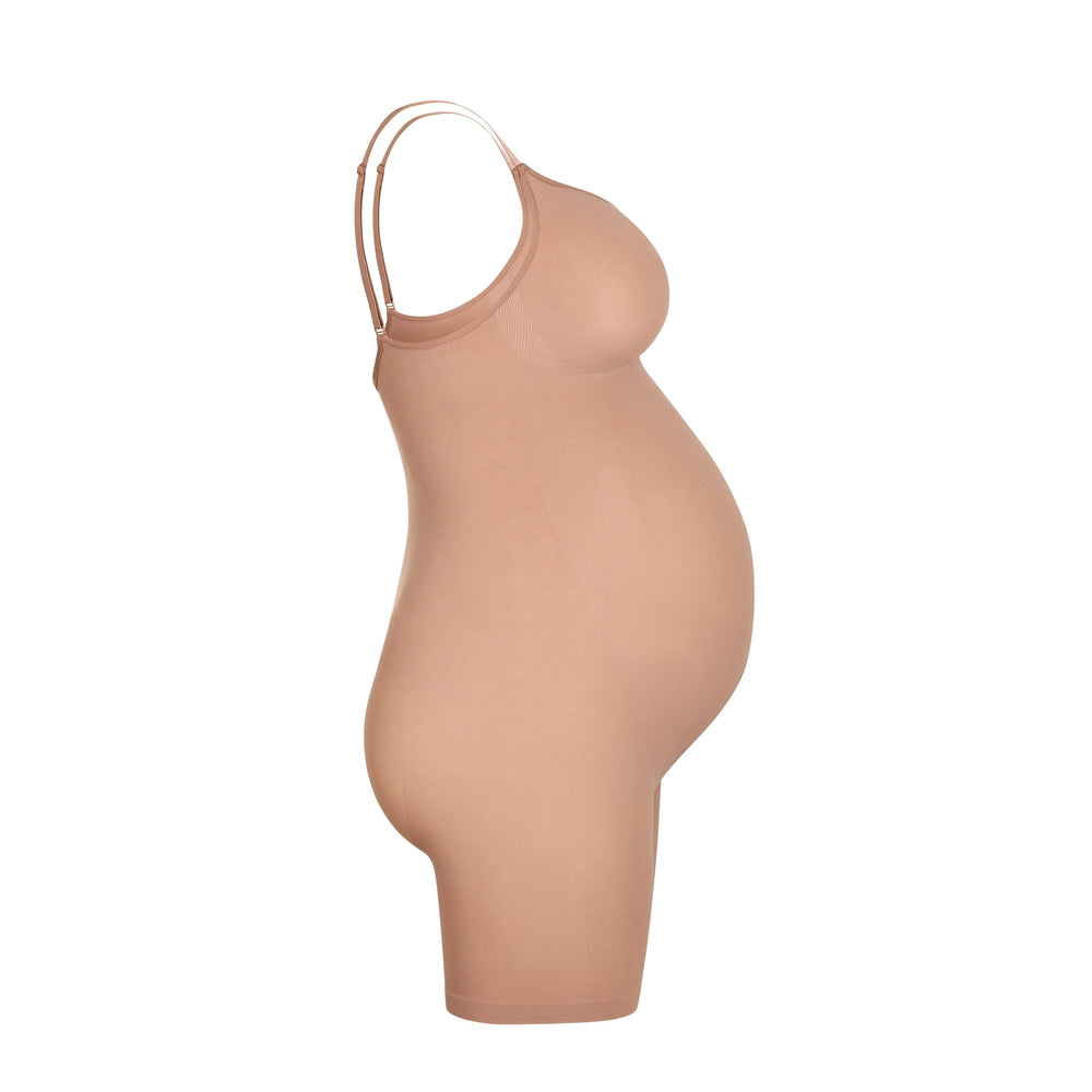 Maternity Shapewear Skims MATERNITY SCULPTING BODYSUIT MID THIGH Abricot | 572NDIGEB