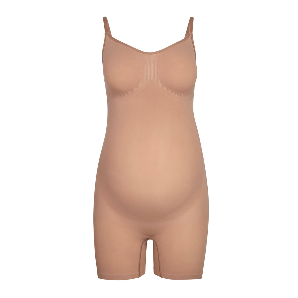 Maternity Shapewear Skims MATERNITY SCULPTING BODYSUIT MID THIGH Abricot | 572NDIGEB