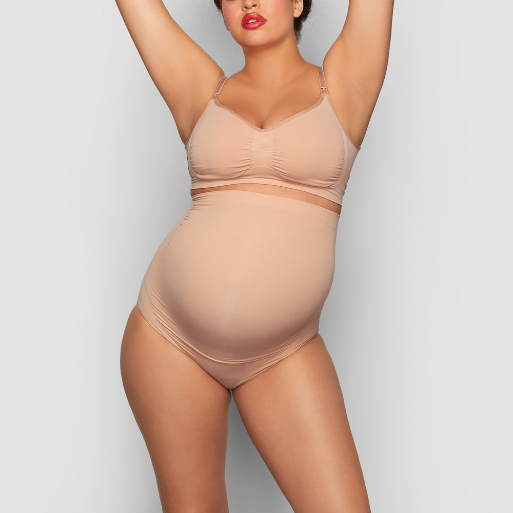 Maternity Shapewear Skims MATERNITY SCULPTING HIGH WAIST BRIEF Abricot | 825FJBAUK