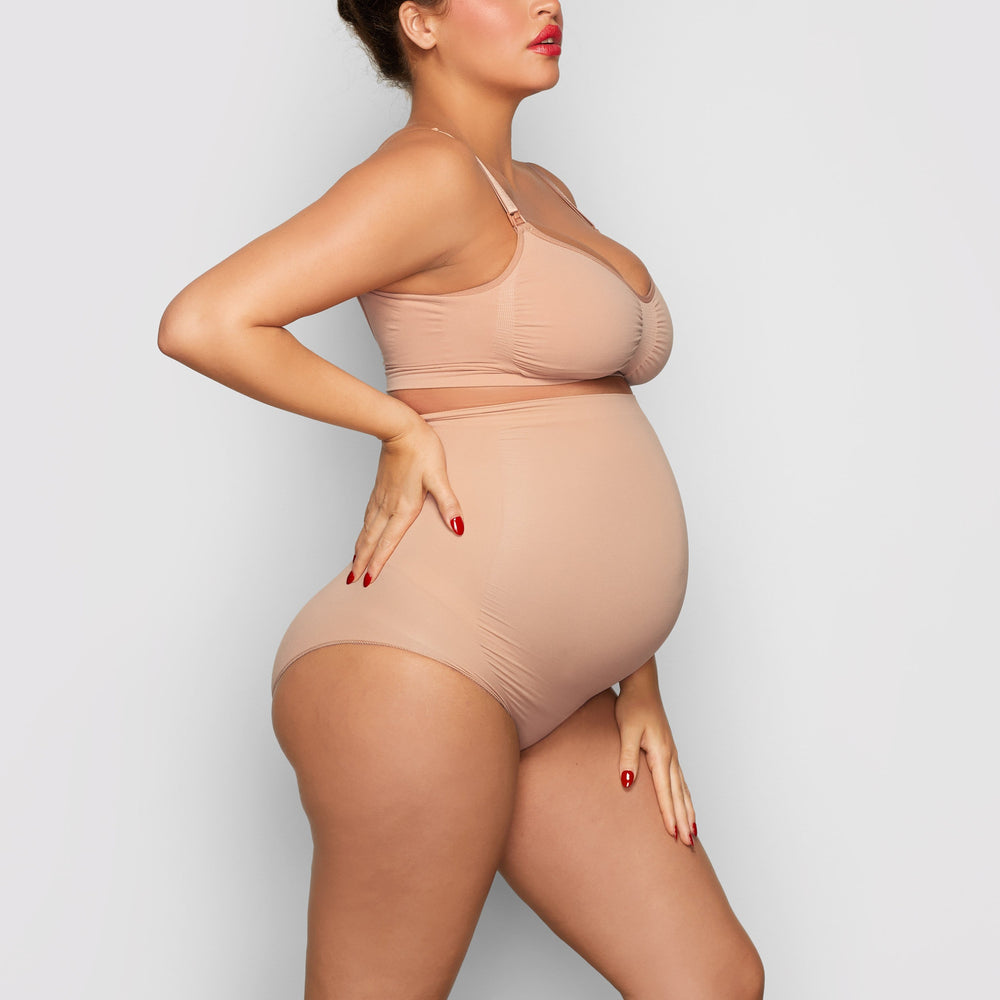 Maternity Shapewear Skims MATERNITY SCULPTING HIGH WAIST BRIEF Abricot | 825FJBAUK