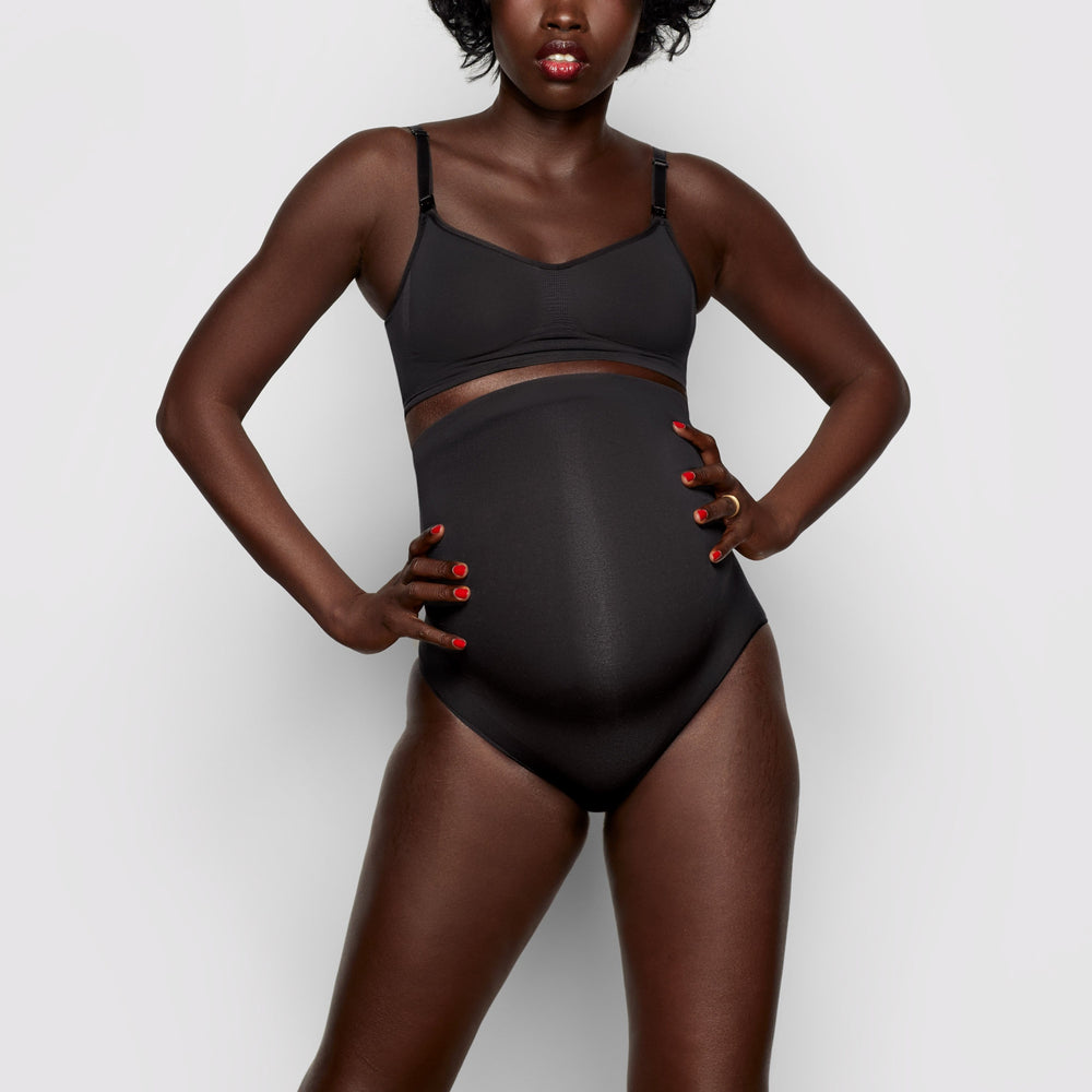 Maternity Shapewear Skims MATERNITY SCULPTING HIGH WAIST BRIEF Noir | 893KHTBUJ