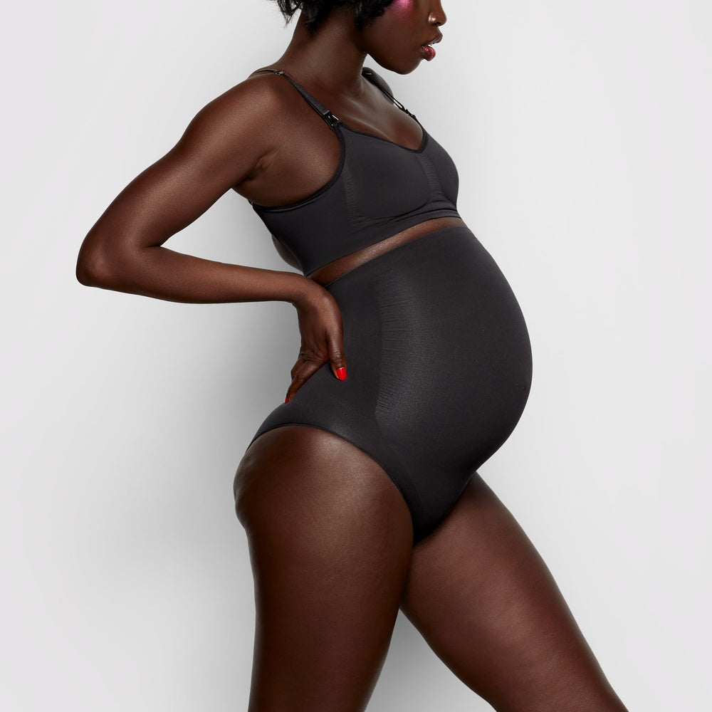 Maternity Shapewear Skims MATERNITY SCULPTING HIGH WAIST BRIEF Noir | 893KHTBUJ