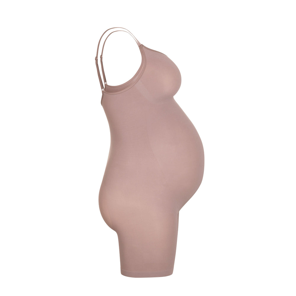 Maternity Shapewear Skims MATERNITY SCULPTING BODYSUIT MID THIGH Marron | 932DBTKVZ