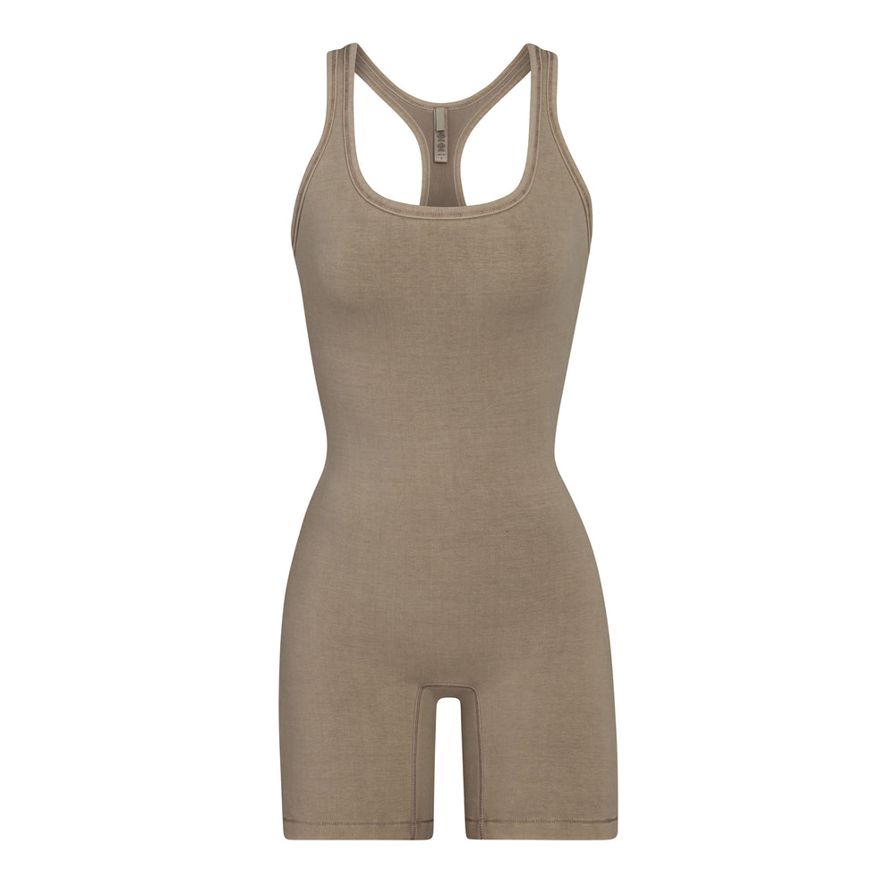 Mid Thigh Bodysuit Skims OUTDOOR Abricot | 982JQSZIM