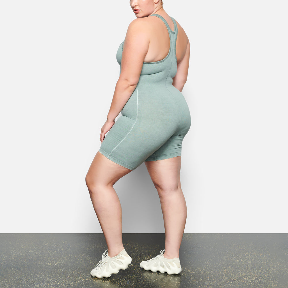 Mid Thigh Bodysuit Skims OUTDOOR Bleu | 476UFERSX