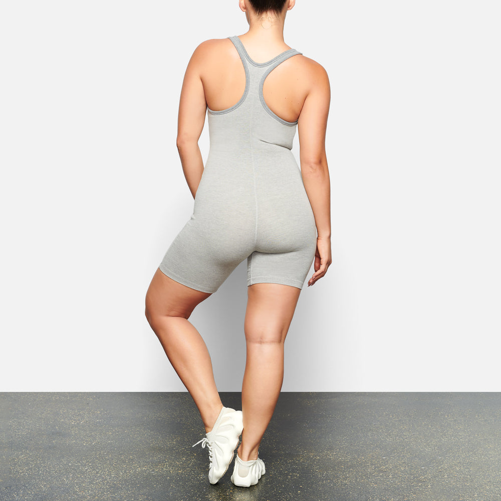Mid Thigh Bodysuit Skims OUTDOOR Grise | 912NECWPJ