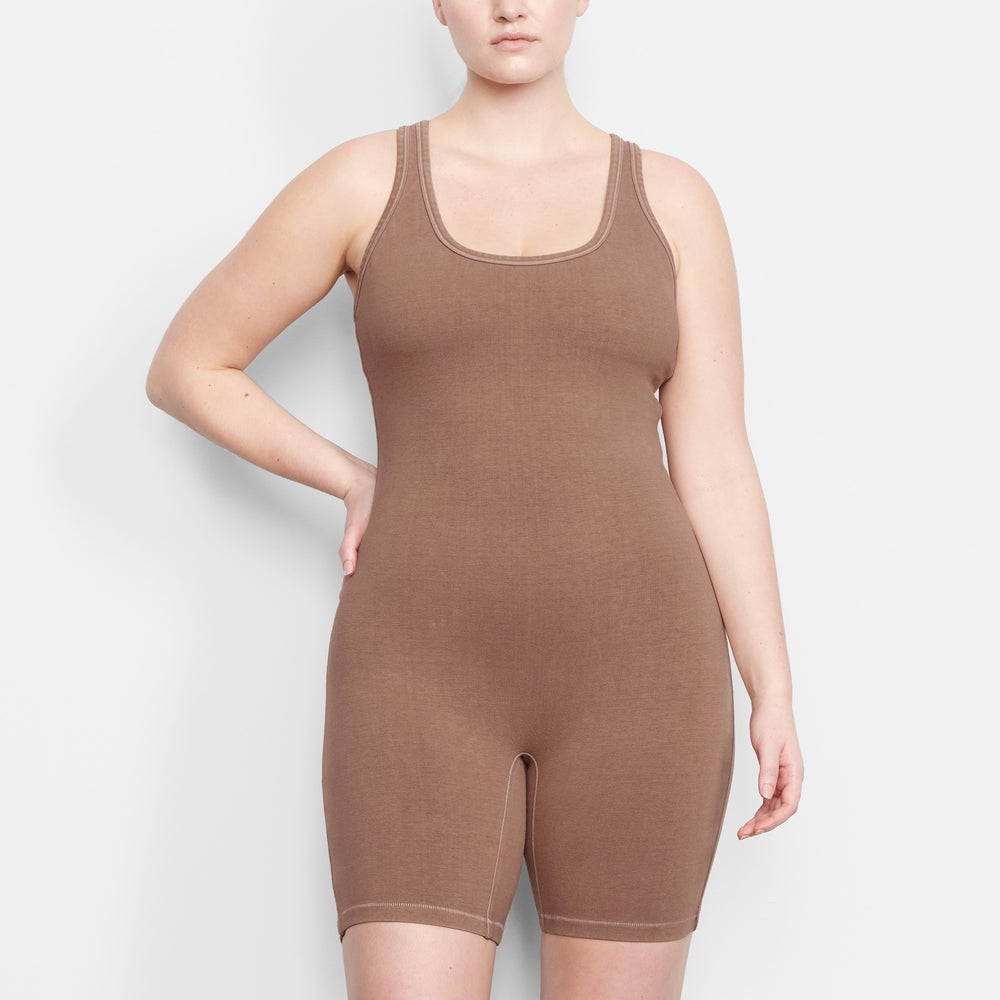 Mid Thigh Bodysuit Skims OUTDOOR Marron | 760KRWUYD