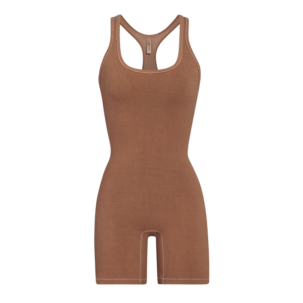 Mid Thigh Bodysuit Skims OUTDOOR Marron | 760KRWUYD