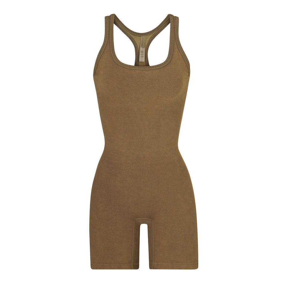Mid Thigh Bodysuit Skims OUTDOOR Vert | 250FYUIZK