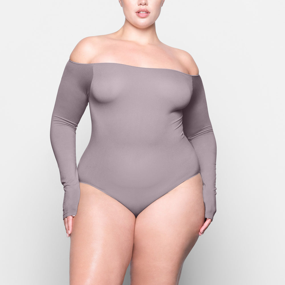 Off The Shoulder Bodysuit Skims LIGHT ESSENTIAL Lavande | 236TXSORW