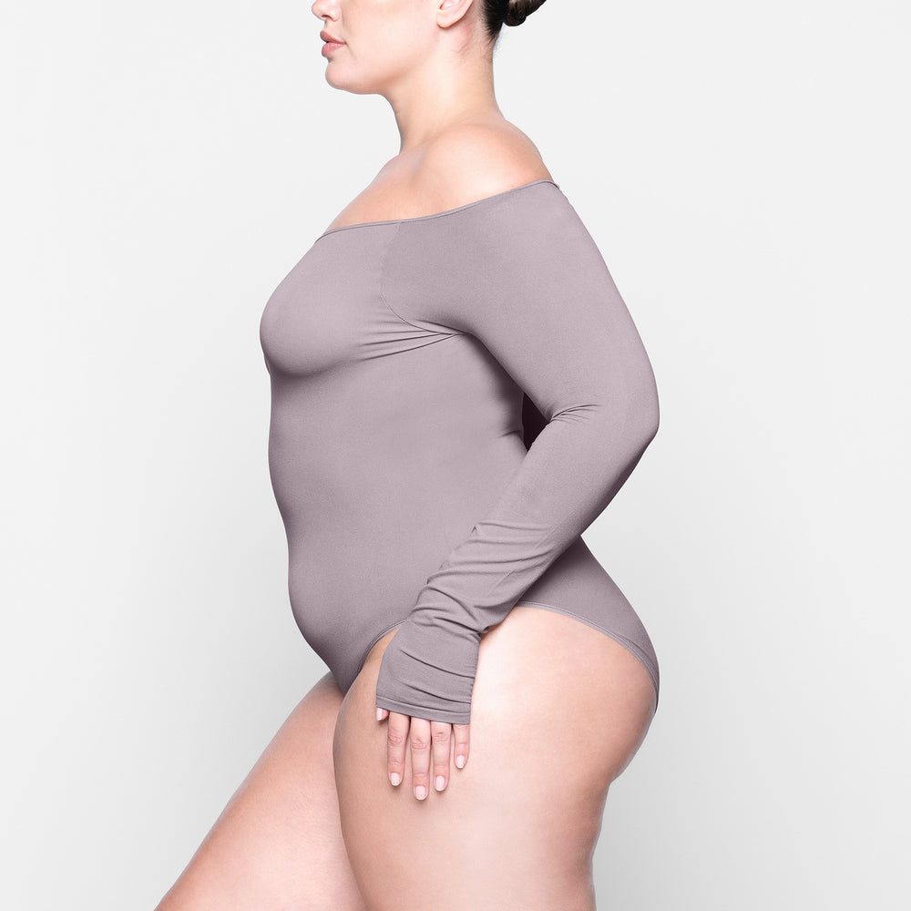 Off The Shoulder Bodysuit Skims LIGHT ESSENTIAL Lavande | 236TXSORW