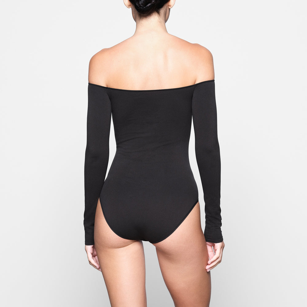 Off The Shoulder Bodysuit Skims LIGHT ESSENTIAL Noir | 510NAKURF