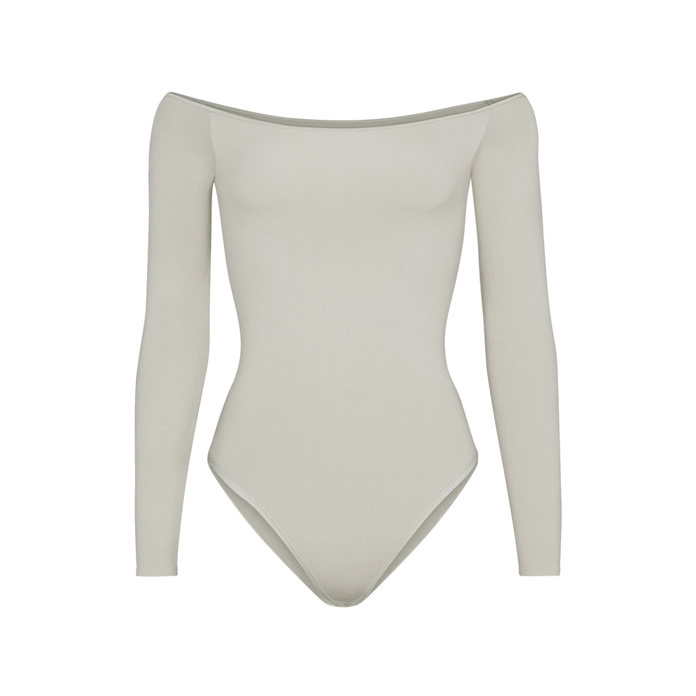Off The Shoulder Bodysuit Skims LIGHT ESSENTIAL Blanche | 945XCKOYZ