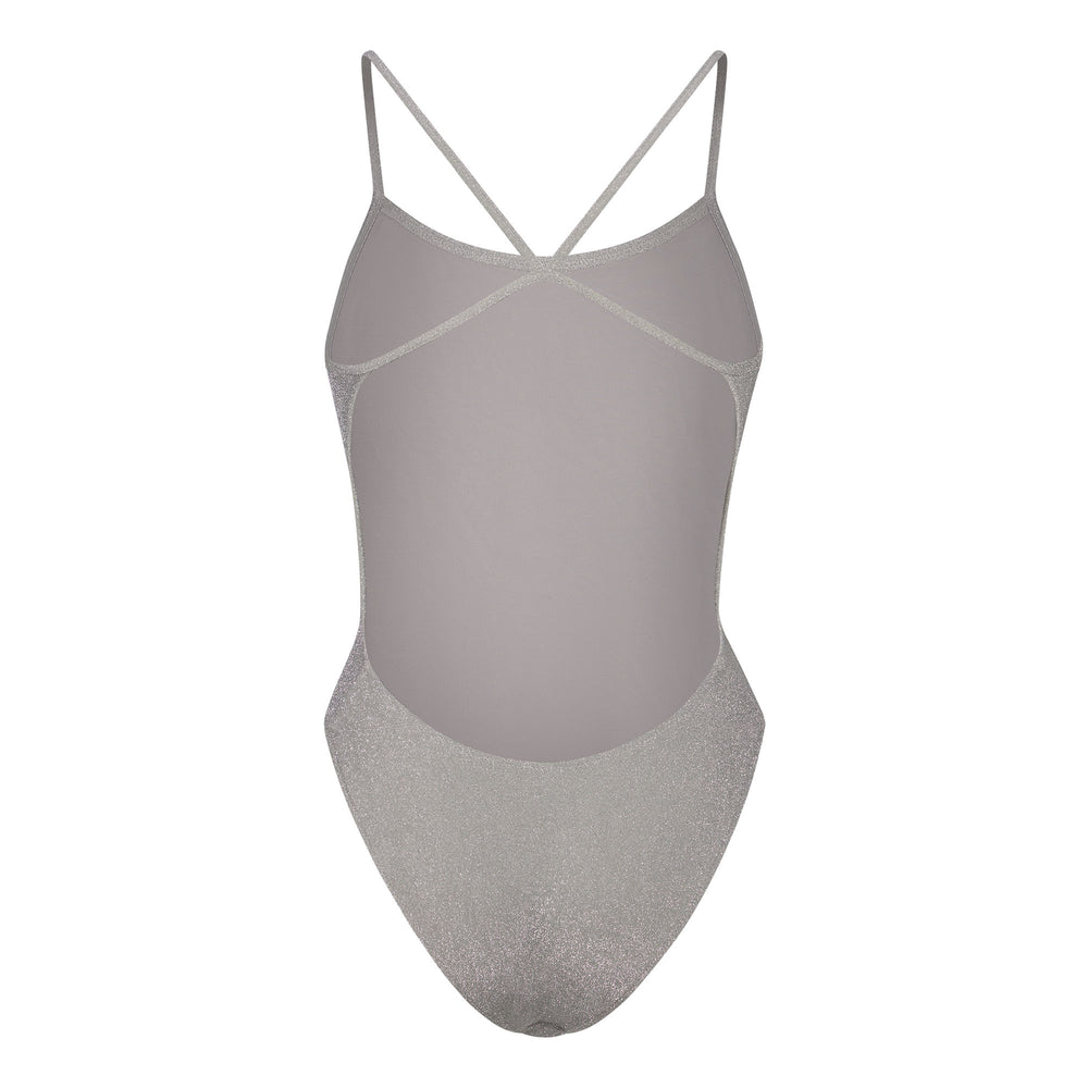 One Piece Skims GLITTER SWIM Grise | 485TZWBMK