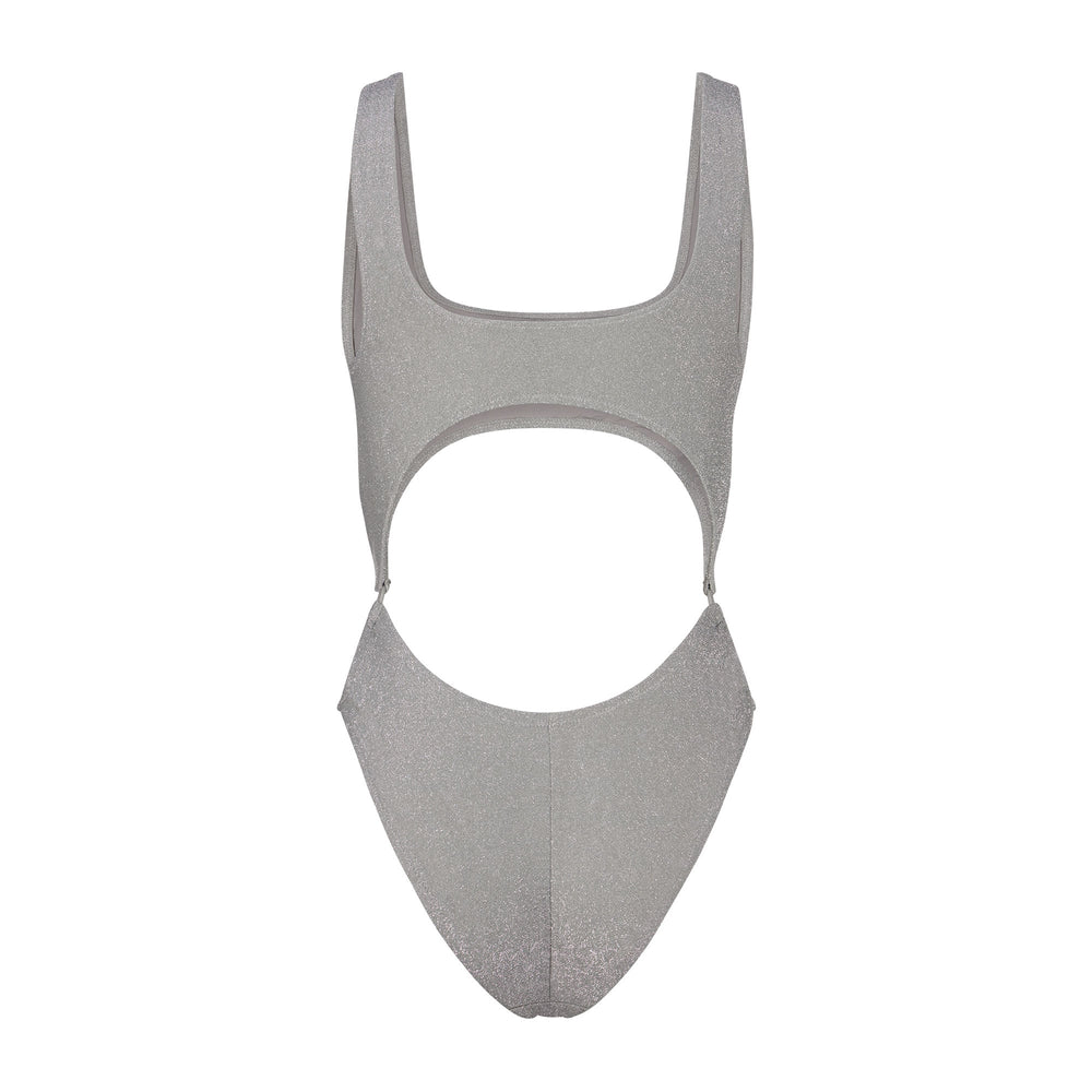 One Piece Skims GLITTER SWIM MONOKINI Grise | 706WYOVTQ