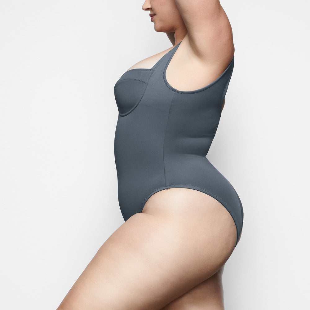 One Piece Skims SHAPING SWIM UNDERWIRE Grise Foncé | 438UYPKLM