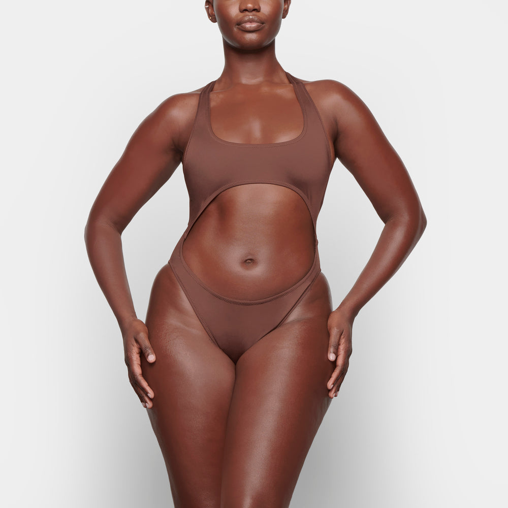 One Piece Skims SWIM CUT OUT MONOKINI Chocolat | 079FWITVR