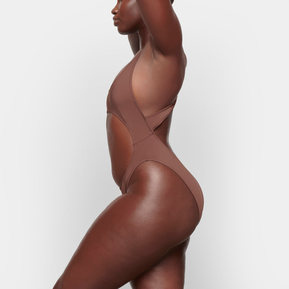 One Piece Skims SWIM CUT OUT MONOKINI Chocolat | 079FWITVR
