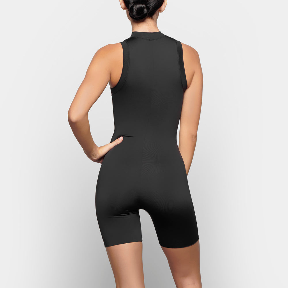 One Piece Skims SWIM MOCK NECK CYCLE SUIT Noir | 932KDTXFJ