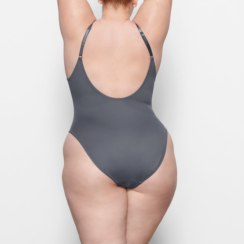 One Piece Skims SWIM SCOOP NECK Grise Foncé | 485AISEOG