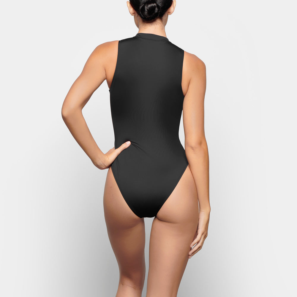 One Piece Skims SWIM ZIP FRONT SLEEVELESS Noir | 650SCFMHO