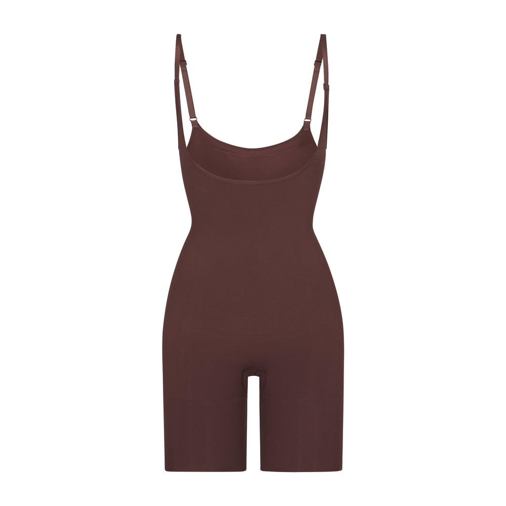 Open Bust Bodysuit Skims BUTT ENHANCING Chocolat | 341ZXJVPH