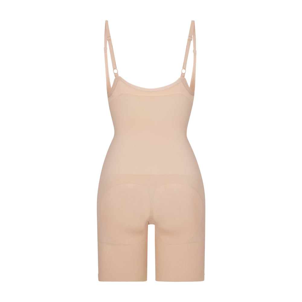 Open Bust Bodysuit Skims BUTT ENHANCING Beige | 751QXEYID