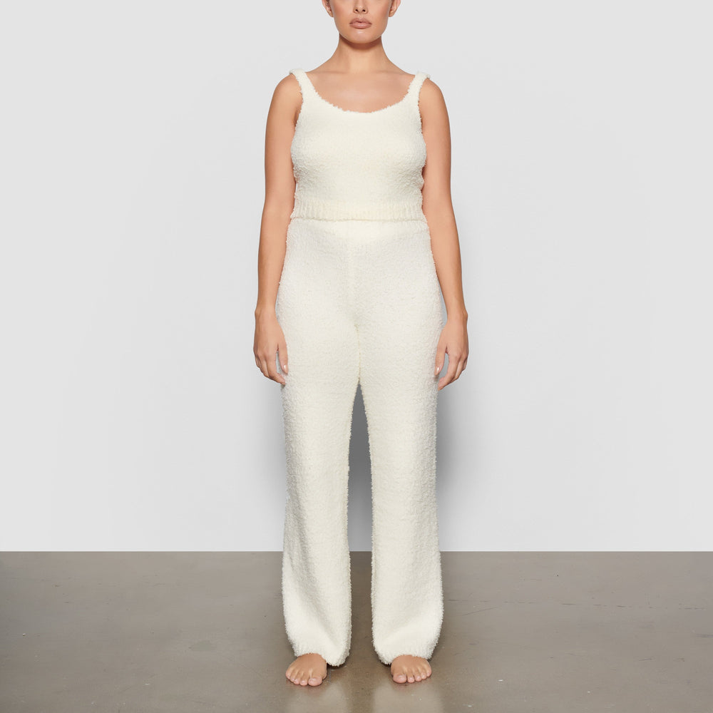 Pantalon Skims COZY KNIT Blanche | 568HXENFU