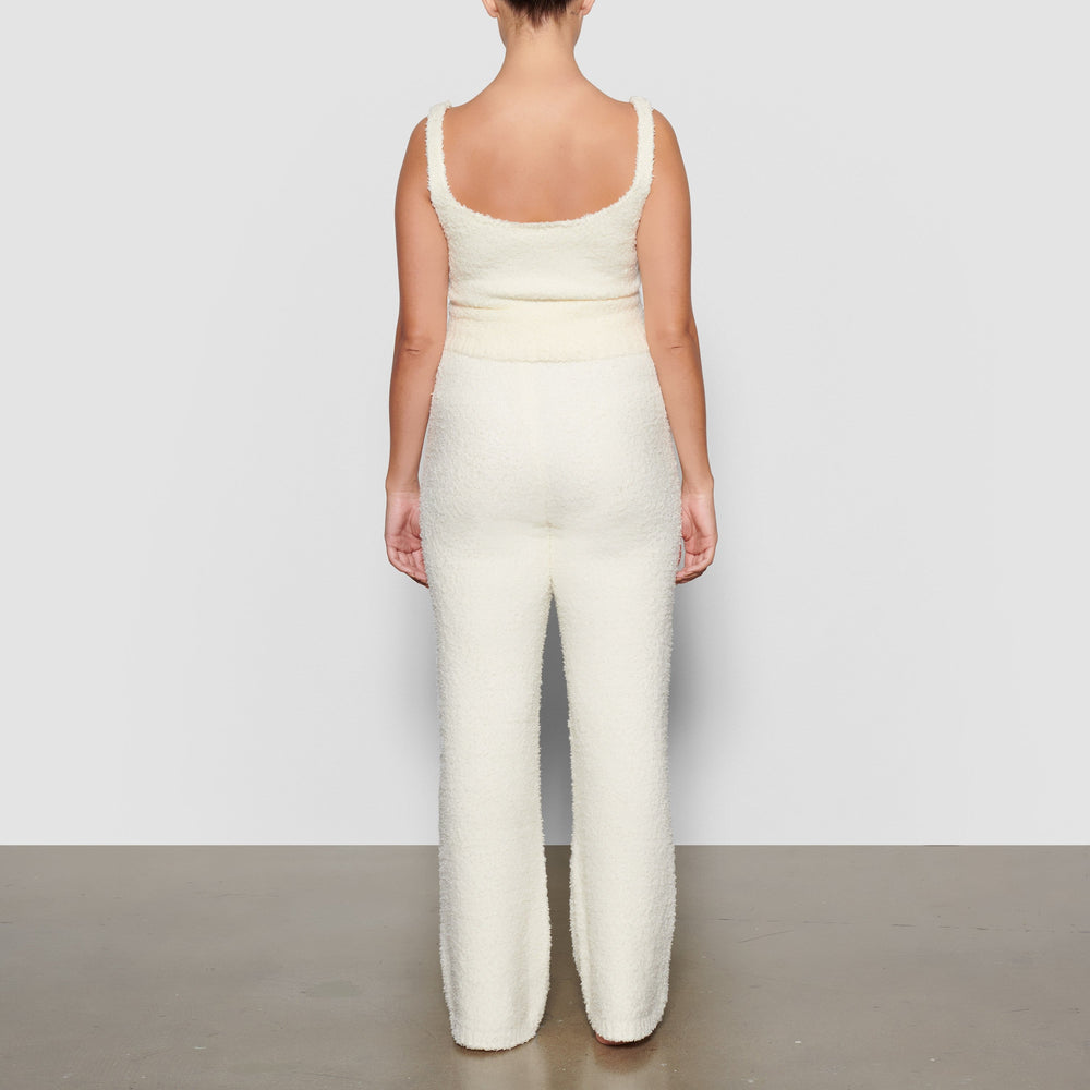 Pantalon Skims COZY KNIT Blanche | 568HXENFU