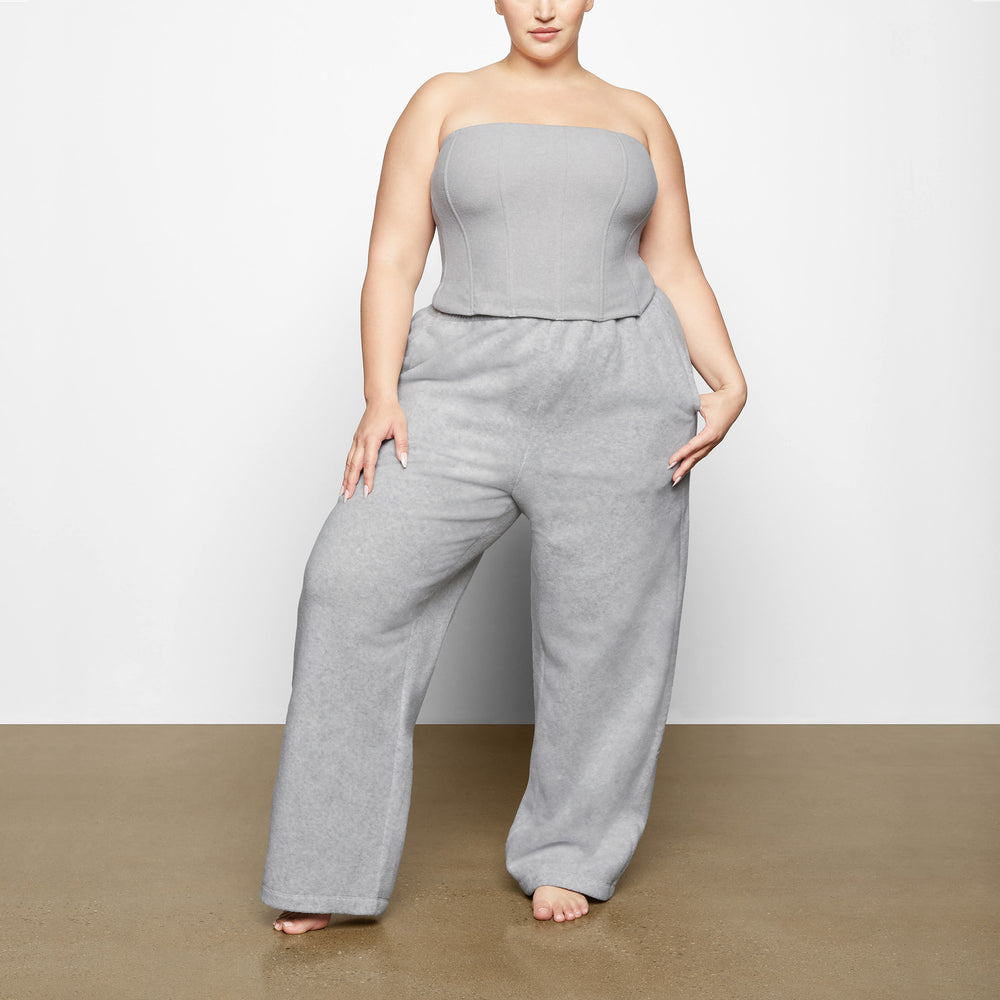Pantalon Skims FLEECE Grise Clair | 269CMHAEN