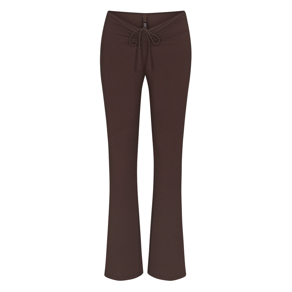 Pantalon Skims SOFT LOUNGE RUCHED Chocolat | 794TBKMCU