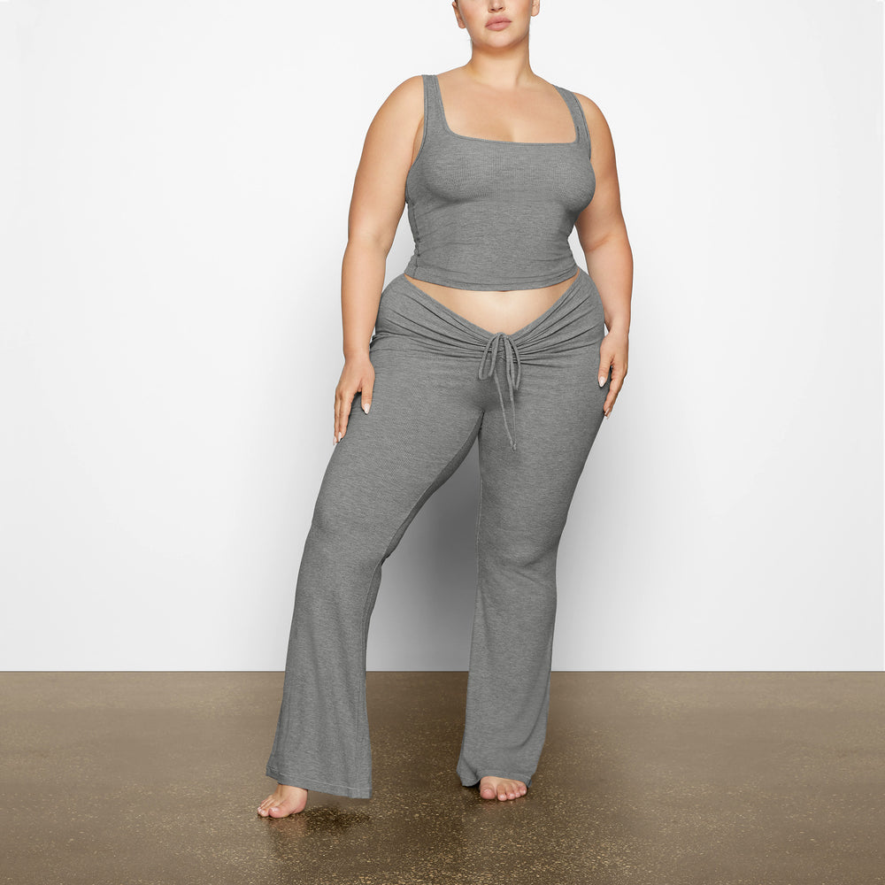 Pantalon Skims SOFT LOUNGE RUCHED Grise | 187RVUMPT