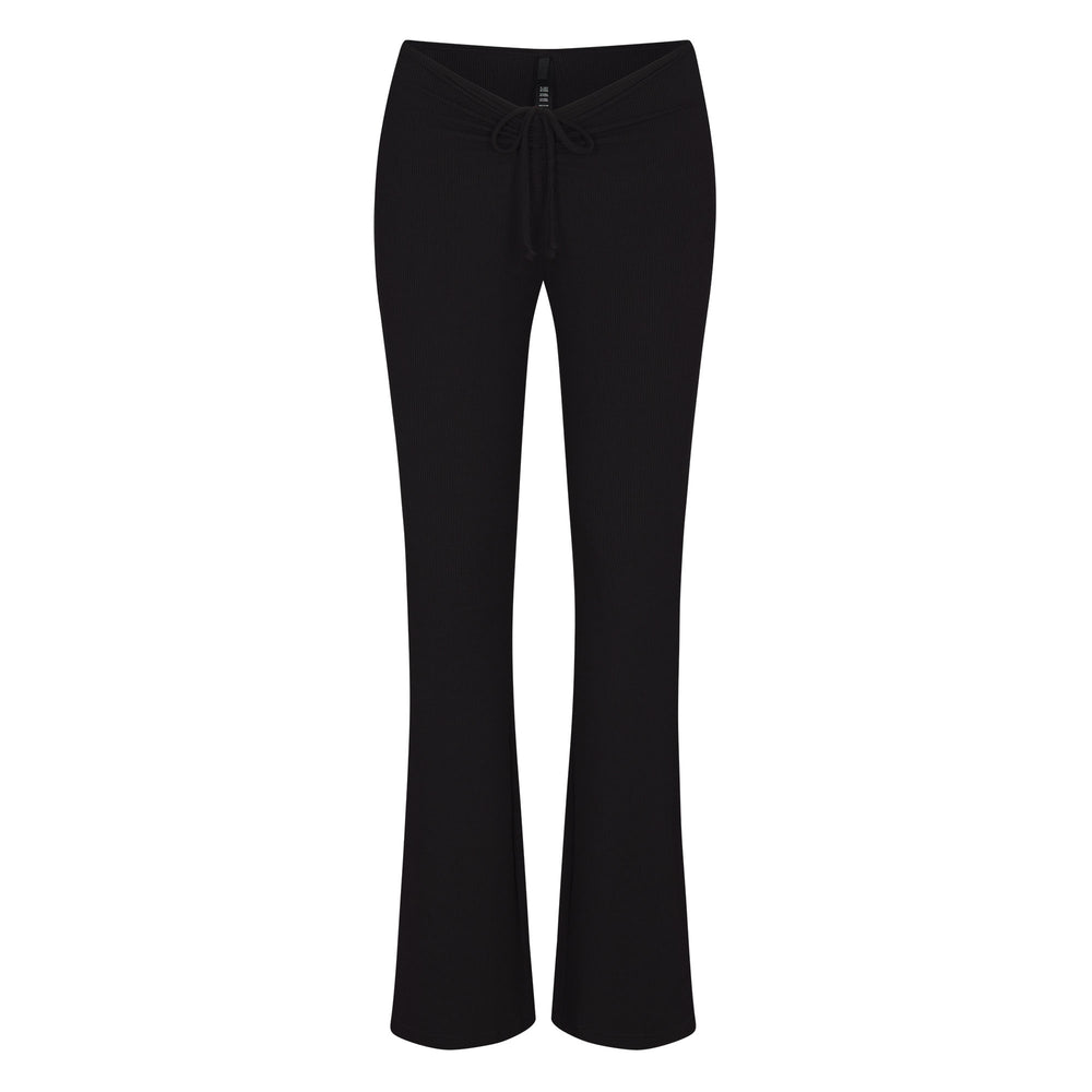Pantalon Skims SOFT LOUNGE RUCHED Noir | 417MNPGOV