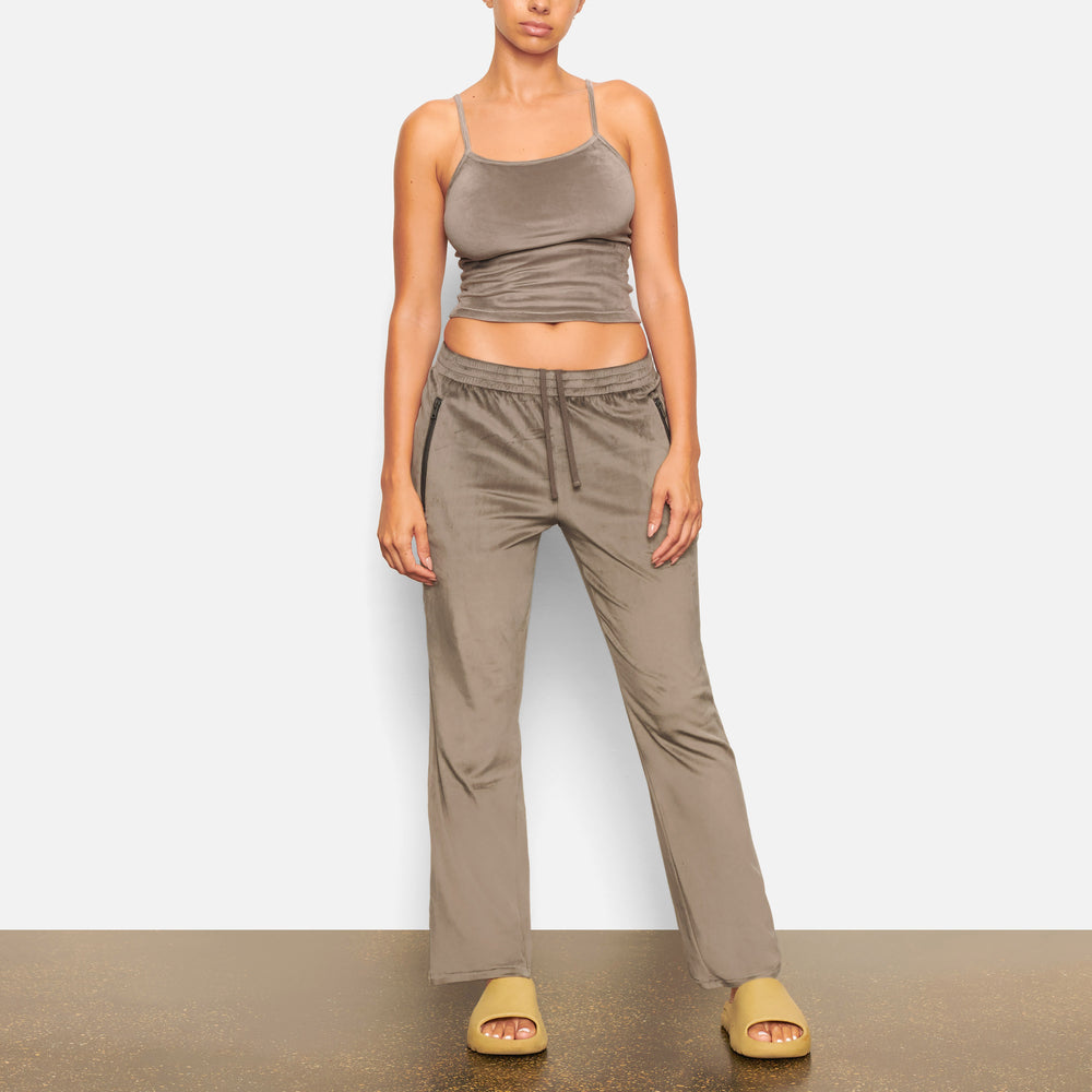 Pantalon Skims VELOUR TRACK Grise Foncé | 128LXEMVI