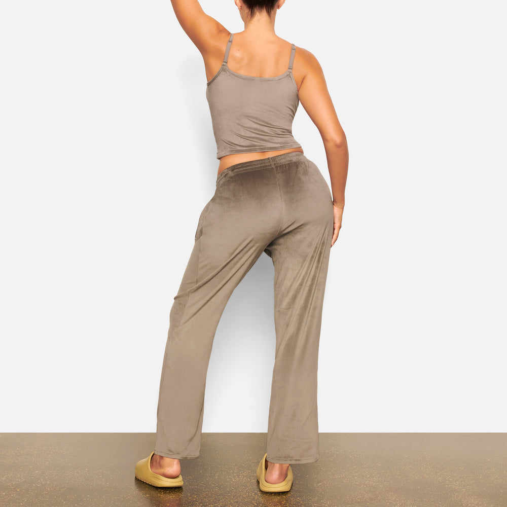Pantalon Skims VELOUR TRACK Grise Foncé | 128LXEMVI