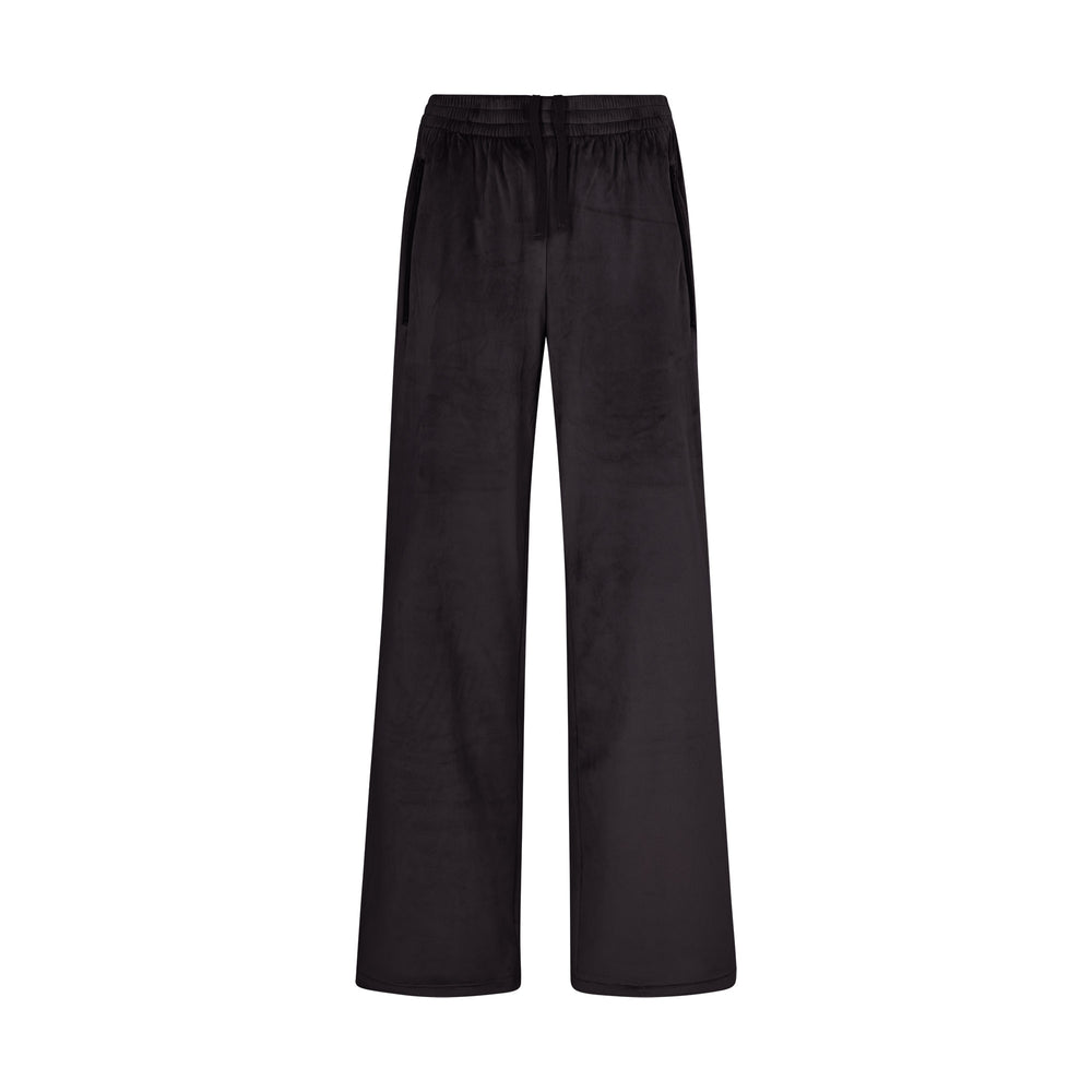 Pantalon Skims VELOUR TRACK Noir | 759ZSJYVQ