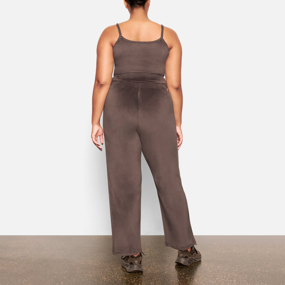 Pantalon Skims VELOUR TRACK Violette Grise | 094UYEHTK