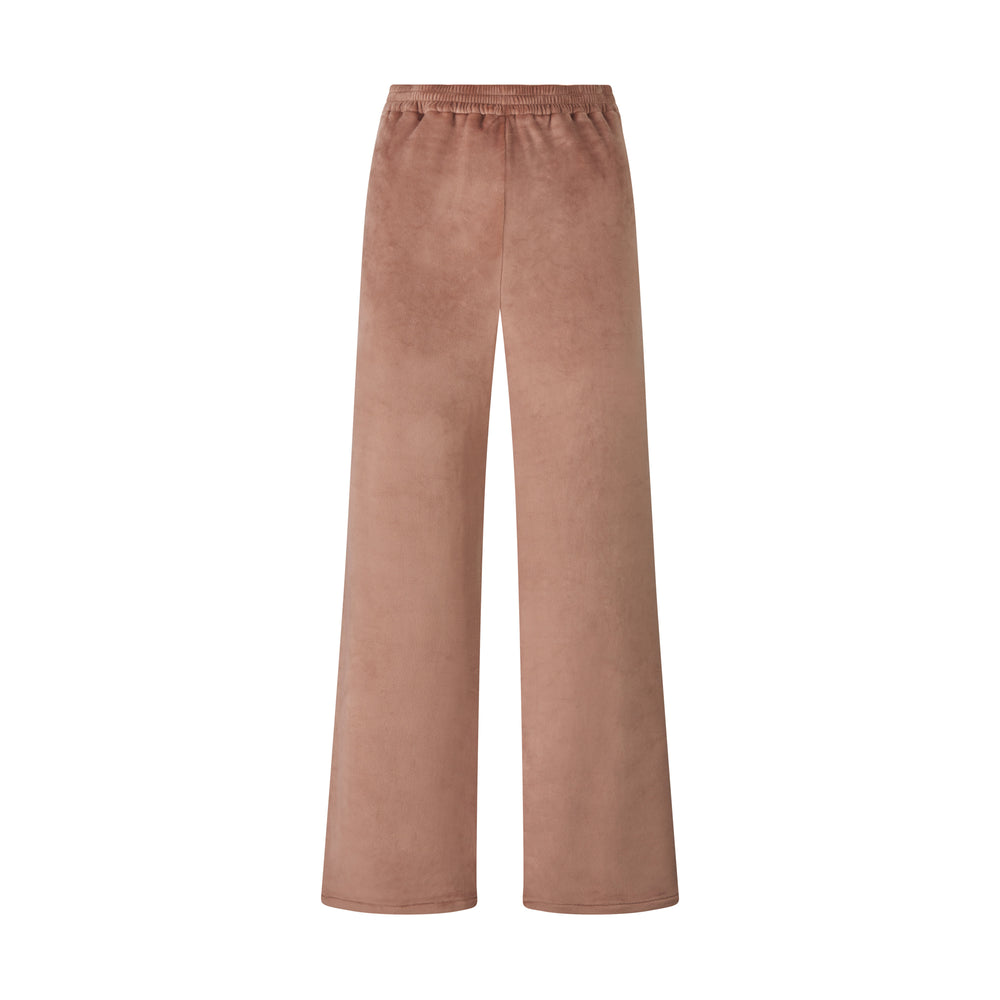 Pantalon Skims VELOUR WIDE LEG Abricot | 092EAKMSN